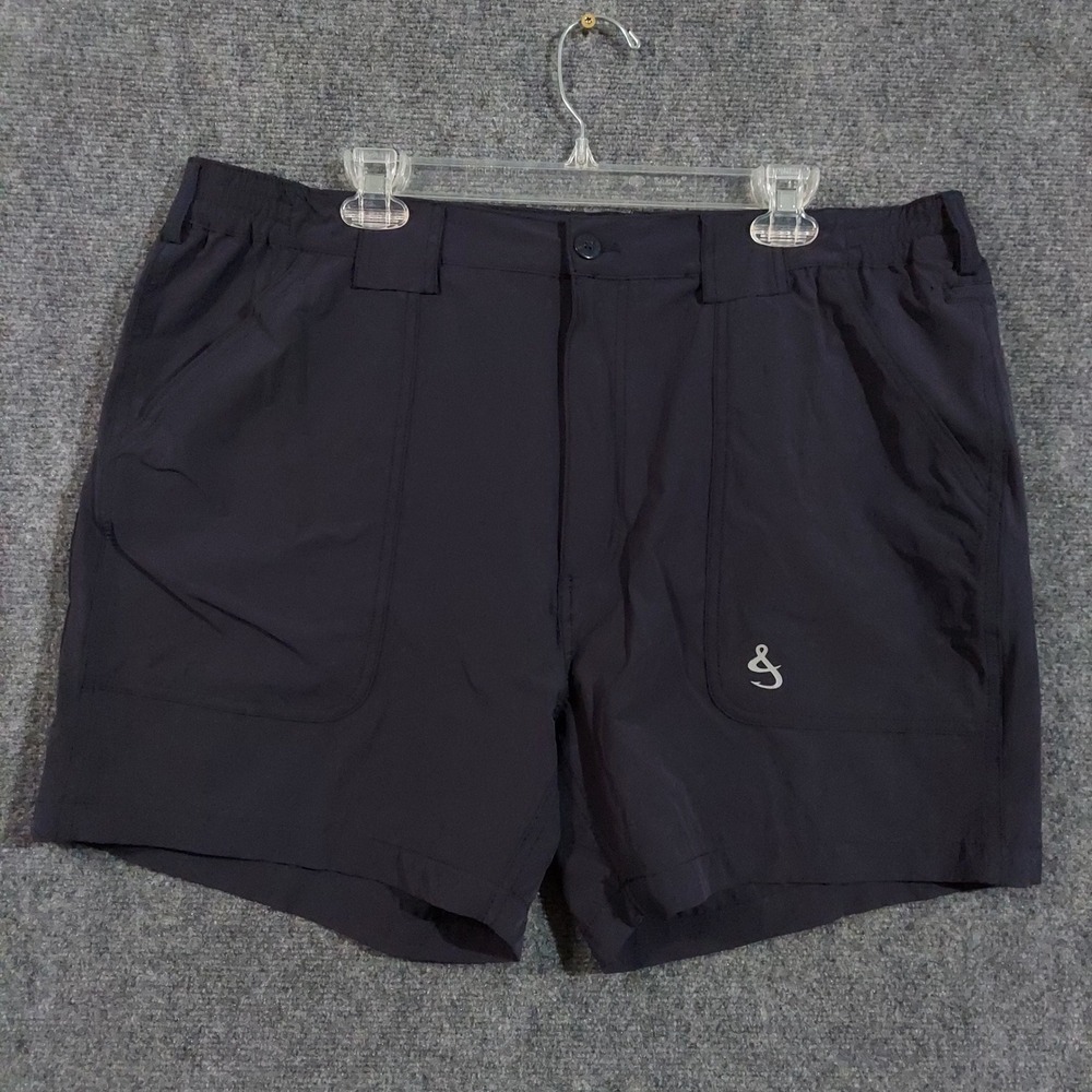 Hook & Tackle Performance Outfitters Shorts Mens Size 42 Blue Nylon‎ Spandex